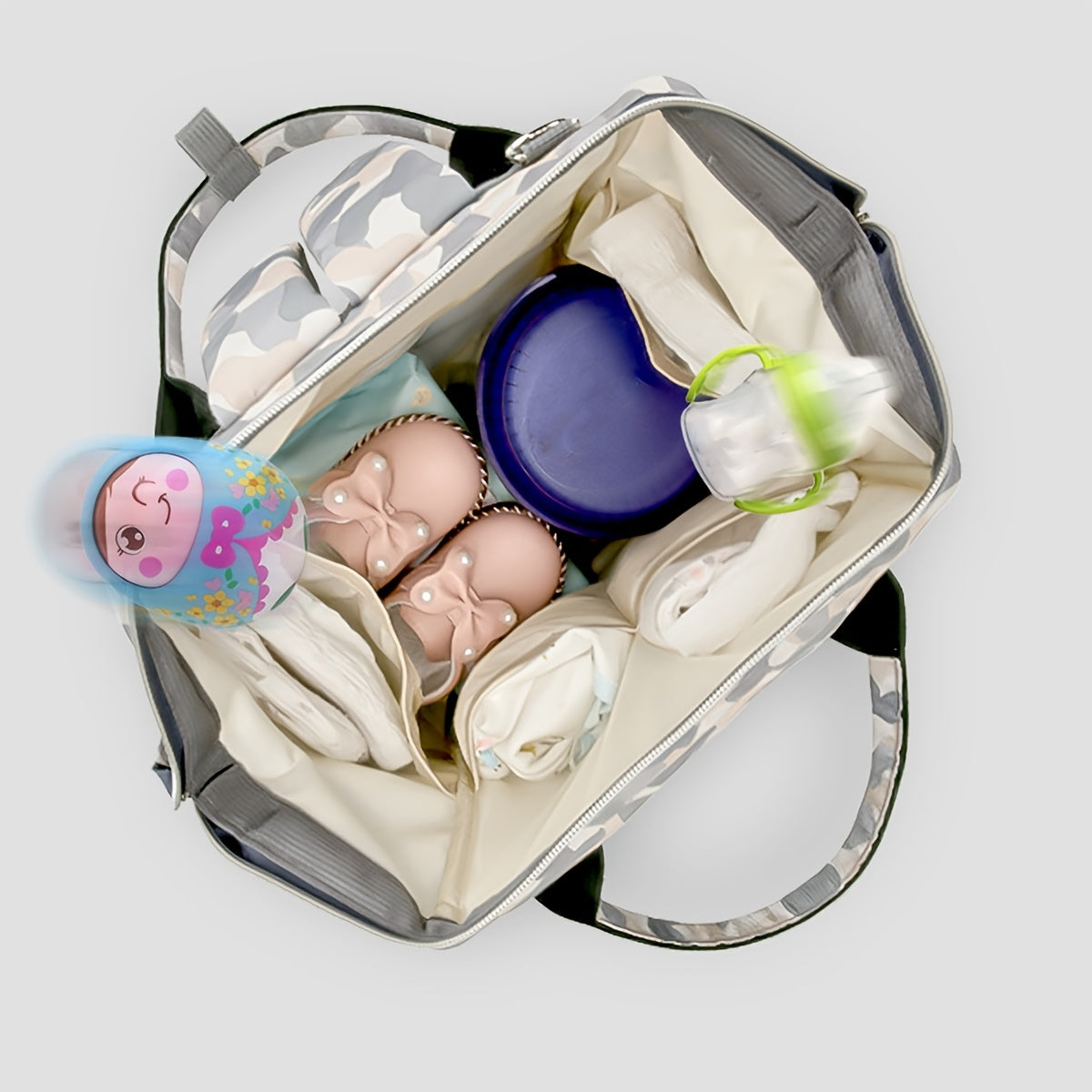 Waterproof Camouflage Diaper Bag Backpack Large Capacity for Moms