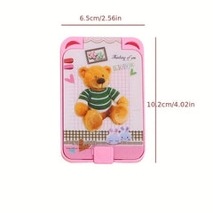 Mini Hair Brush With Mirror Folding Pocket Hair Brush Mini Comb