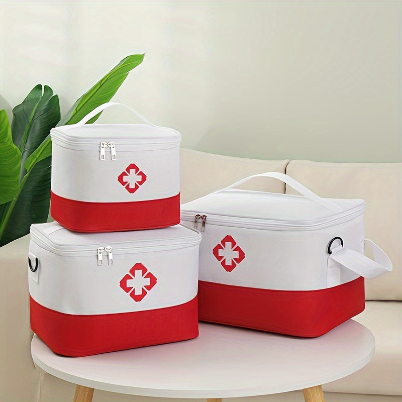 Large Capacity Waterproof First Aid Bag Travel Medicine Storage Organizer