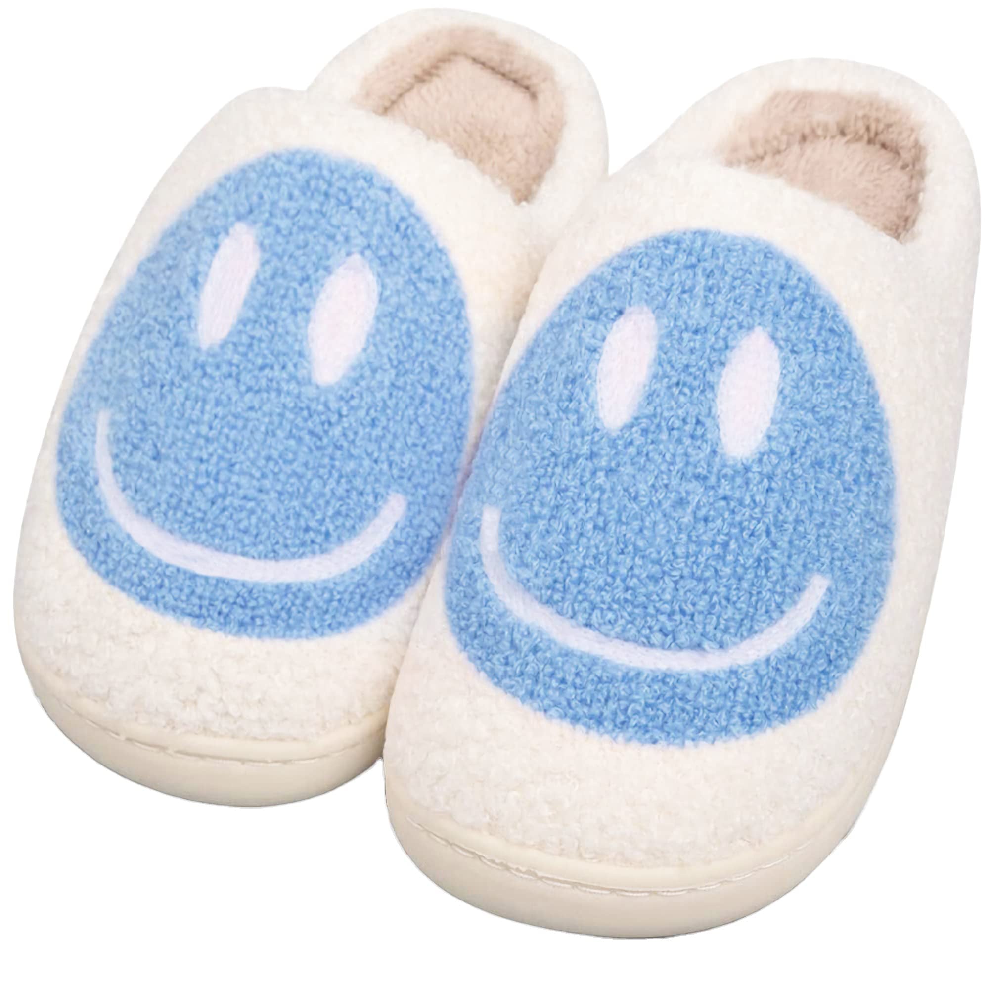 Women's Plush Indoor Slippers Soft & Comfy Closed Toe Non Slip House Slides
