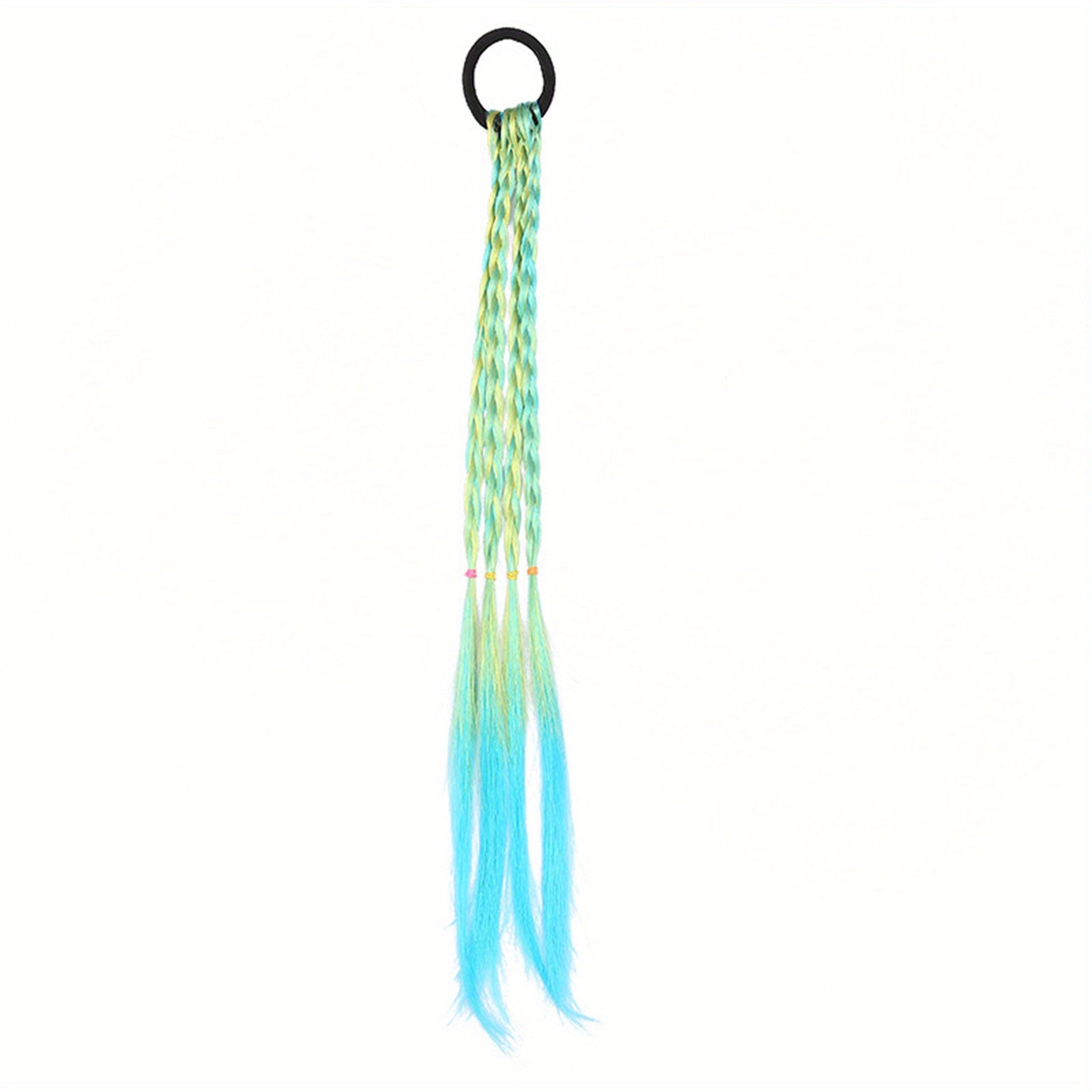 Colorful Wig Braids Ponytail Hair Extension Hair Tie Hair Bands