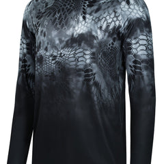 Men's Tie Dye Long Sleeve Motorcycle T-shirt Quick Drying Outdoor Top