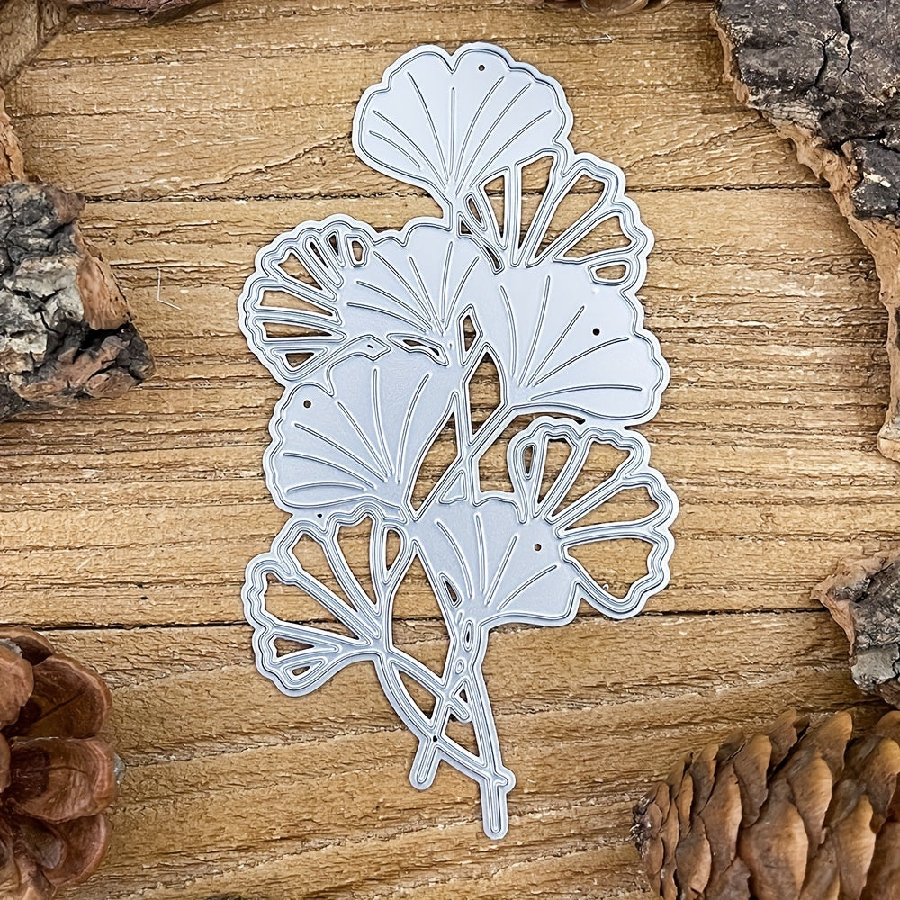 Ginkgo Biloba Flowers Metal Cutting Dies for Scrapbooking