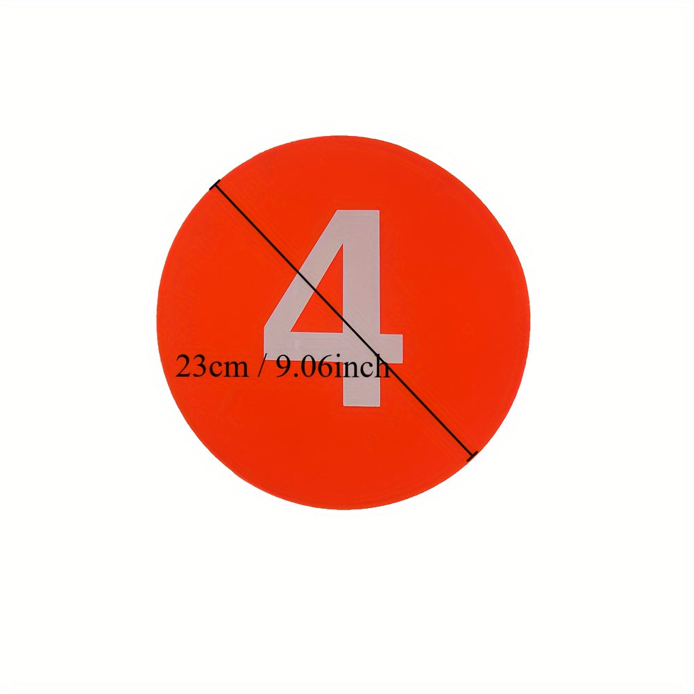 3pcs High Mixed Number Discs W/ Storage Bag Soccer Basketball Training