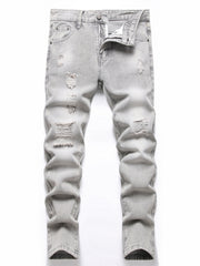 Boys Ripped Jeans Denim Pants Straight Cut Jeans For Spring And Autumn