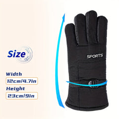Winter Thermal Gloves Full Finger Ski Touch Screen Anti Slip Warm Liners