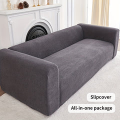 Soft & Elastic Sofa Slipcover Solid Non-slip Furniture Protector