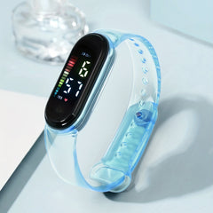 Teen Smart Multicolor Raised Sports Electronic Watch for Girls