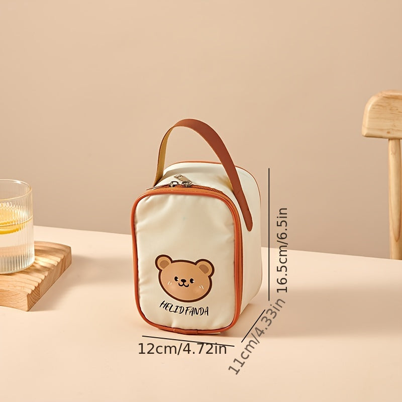 Bear Insulated Bag Aluminum Foil Waterproof Stain-proof Outdoor Picnic