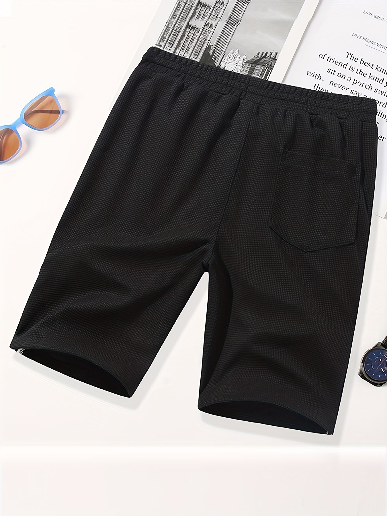 Men's Breathable Basketball Shorts with Side Pockets