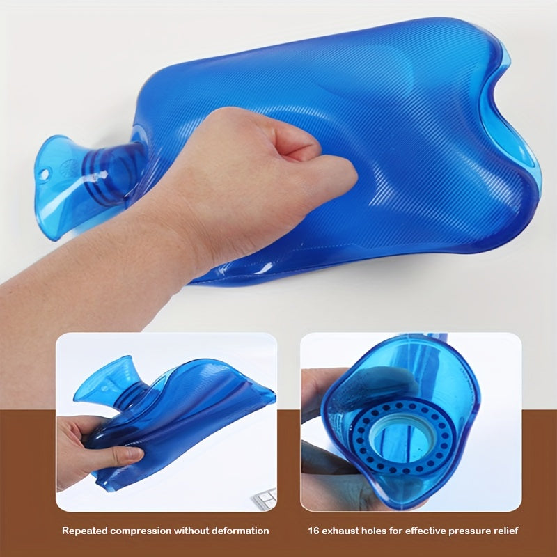 Knitted Fabric Cover PVC Water Injection Hot Water Bag 1000mL Set