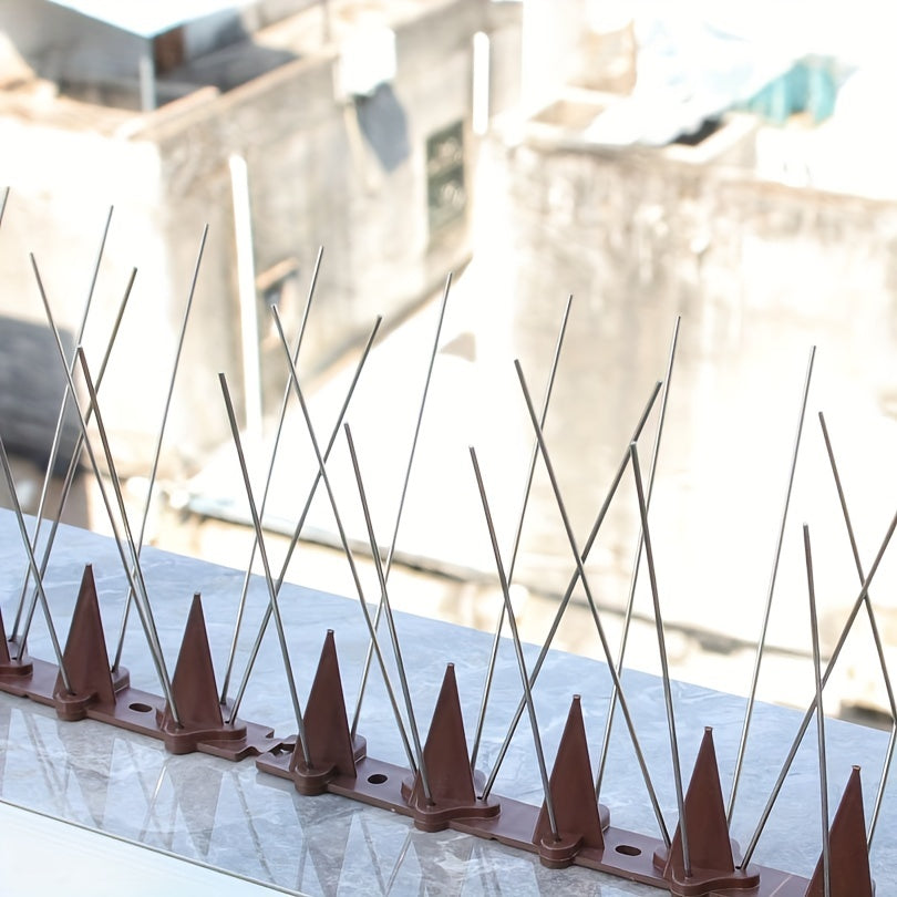 Bird Spikes Outdoor Bird Repellent, 6 Packs