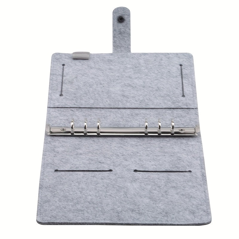 Felt Shell Binder A5 A6 Notebook Ring Binder Stationery Travel Journal