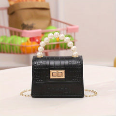 Crocodile Pattern Jelly Bag Kids Handbag Coin Purse Crossbody Bag