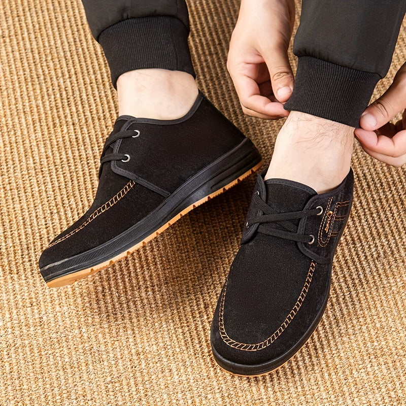 Men's Lace Up Derby Shoes Casual Walking Shoes