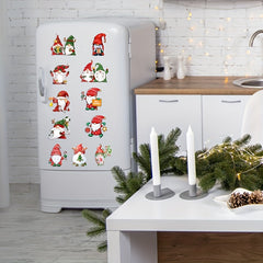 Christmas Garage Door Stickers Fridge Car Body Magnetic Suction Decor Stickers