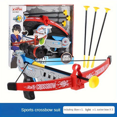 Outdoor Toy Bow And Arrow Set with 3 Suction Cups Arrows
