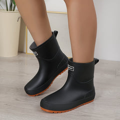 Women's Waterproof Outdoor Rain Boots Soft Sole Work Boots