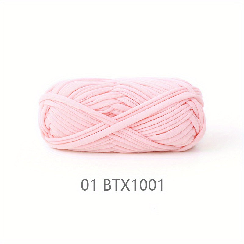 1pc T-shirt Yarn Soft Colored Yarn for DIY Projects 100g
