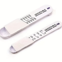 2pcs Adjustable Measuring Spoon Set for Baking and Cooking