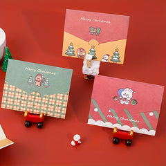 12pcs Christmas Greeting Card Assorted Styles Holiday Blessing Card Set