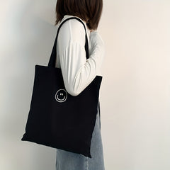 Versatile Canvas Tote Bag for School Office Travel Beach