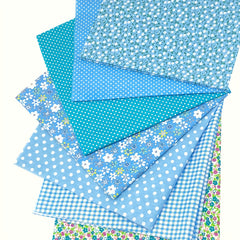 7pcs 49 78 49 Floral Cotton Fabric Square Quilted Fabric For Sewing