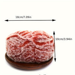3pcs Colorful 100% Polyester Yarn for Crocheting Knitting