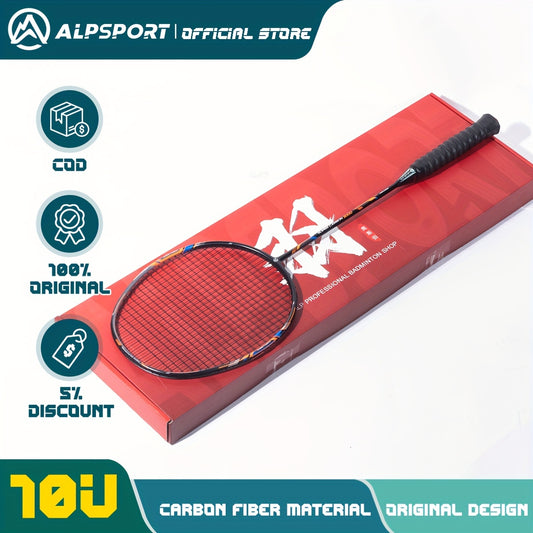 ALP GJ 10U 50g Light 22 32Lbs 100 Full Carbon Fiber Badminton Racket
