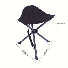 Portable Triangle Stool Telescopic Folding Stool for Outdoor Fishing Camping
