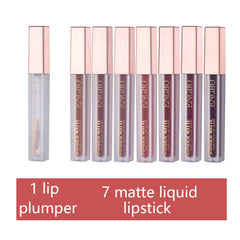 7 Matte Lip Glosses + 1 Lip Gloss Gift Set