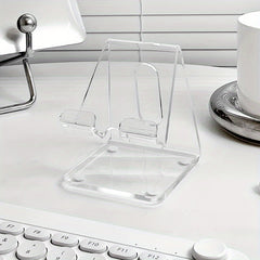 Acrylic Phone Holder Transparent Phone Holder for All Smartphones