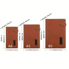 192 Pages Leather Surface Notebook A6/A5
