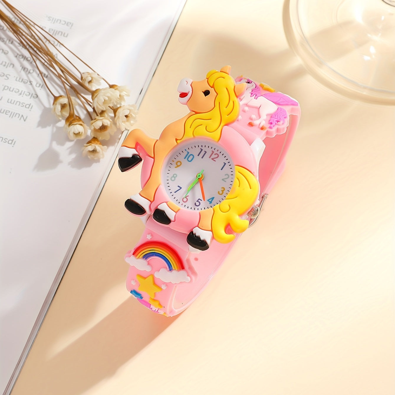 Pink Unicorn Casual Watch for Kids