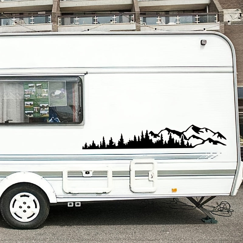 Mountain Tree Decal Sticker for RV Motorhome Truck