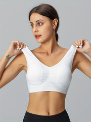 Seamless Wireless Sports Bra Comfy & Breathable Tank