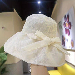 Lace Bucket Hat UV Protection Beach Hats Women