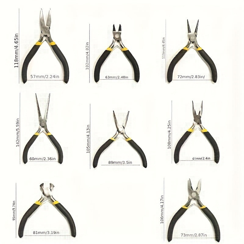 8pcs Multifunctional Pliers Set Repair Tools