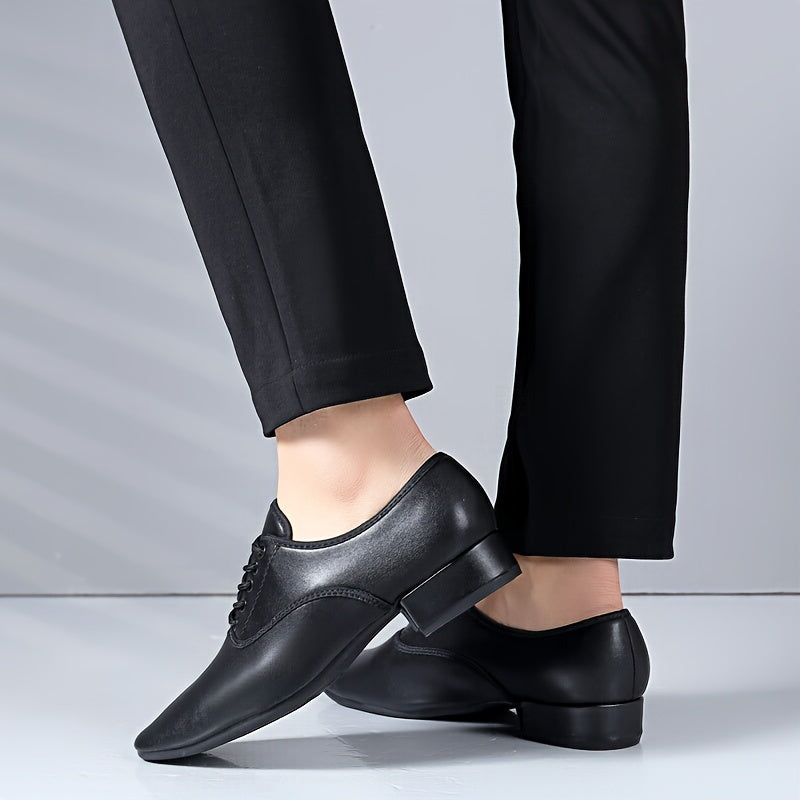 Men's Breathable Lace-Up Dance Shoes for Outdoor Activities