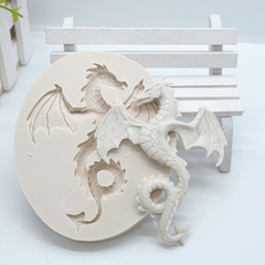 3D Dragon Silicone Resin Molds Pastry Fondant Mould