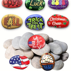 10pcs River Rocks For Painting 5-7 Inches DIY Flat Painting Stones