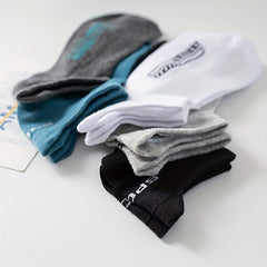 Men's High Ankle Sports Socks Cotton Breathable Mesh Casual Athletic Thin Socks