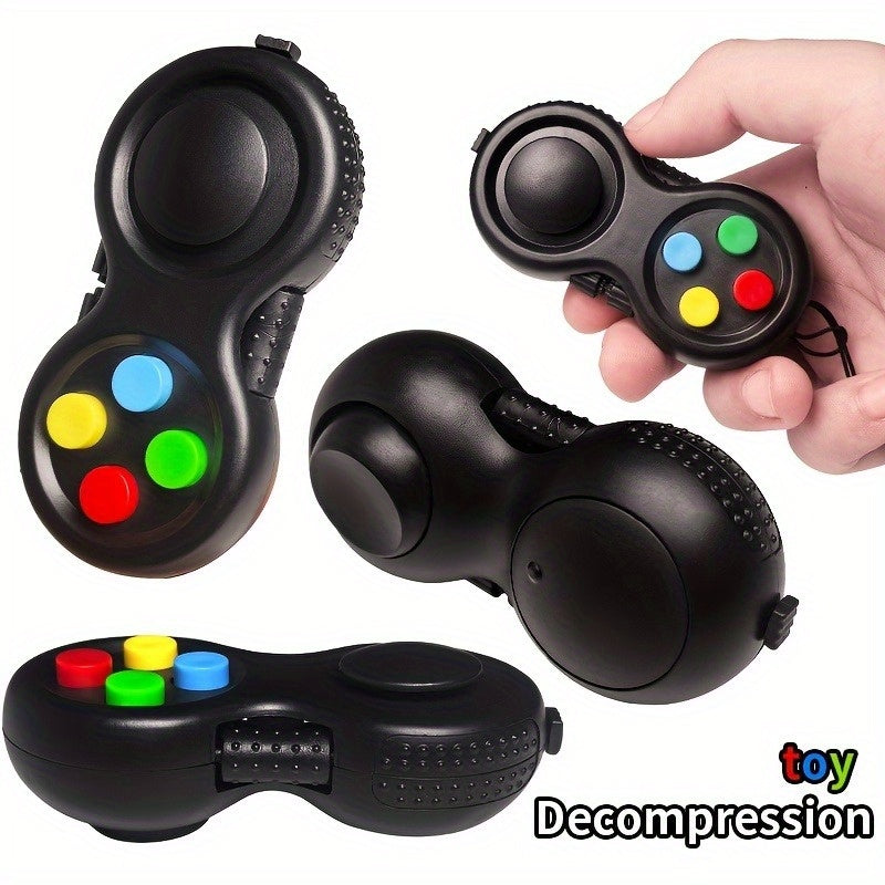 Fidget Controller Stress Relief Toy with Colorful Buttons for Relax & Focus