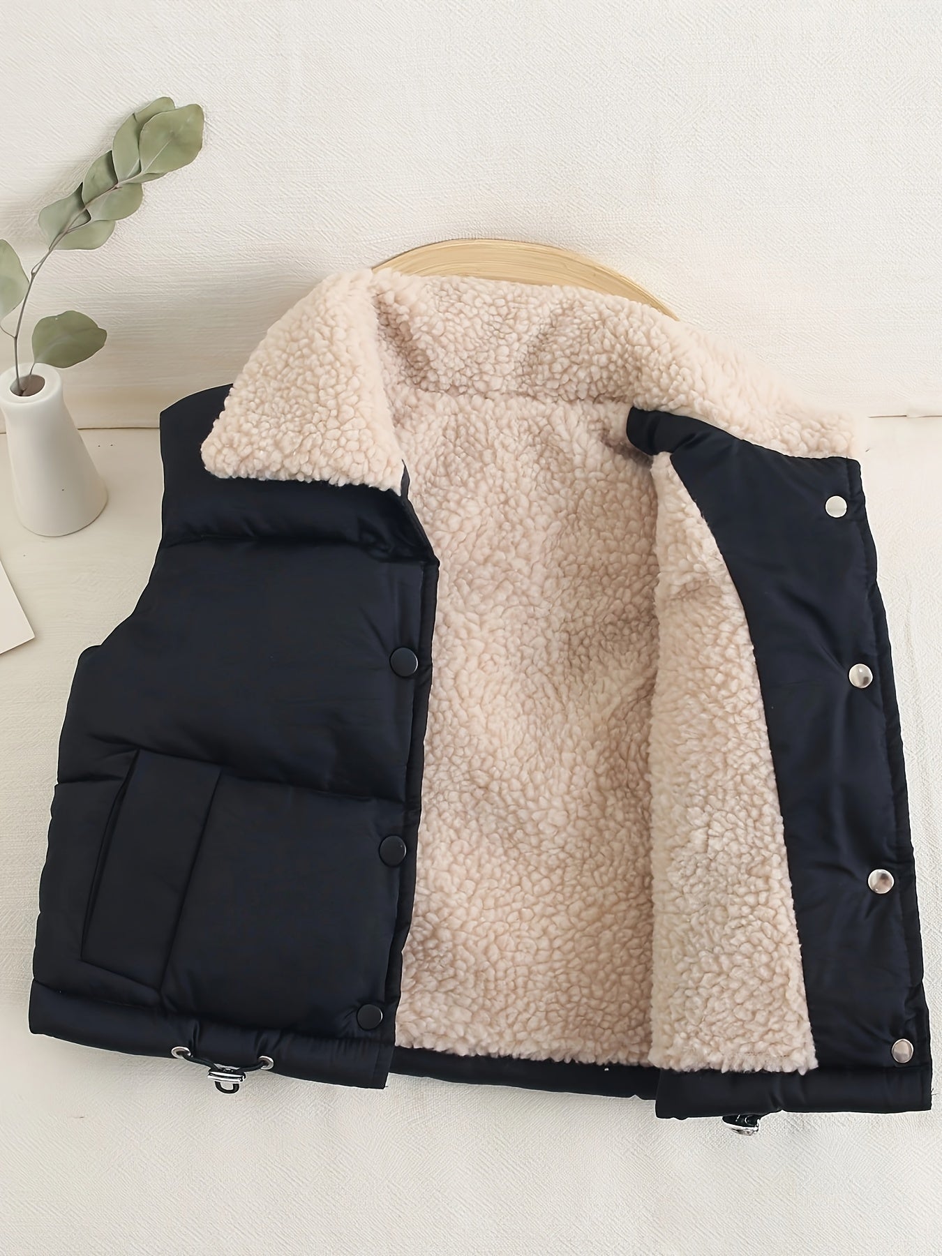 Kids Warm Sleeveless Jacket Boys Girls Spring Fall Winter Clothes