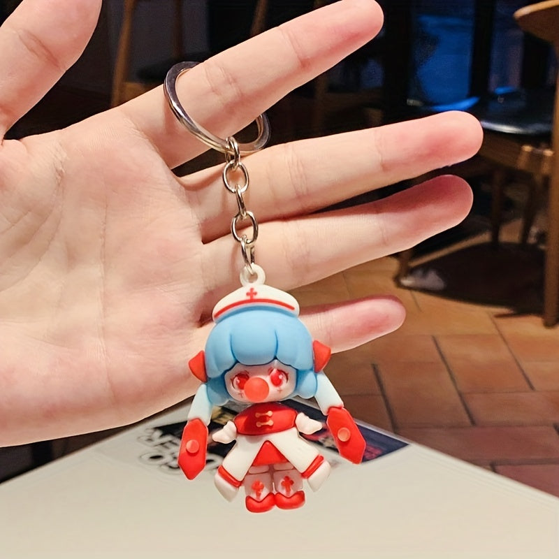 Cartoon Character Charm Keychain Car Keychain Pendant Gift For Girls