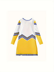 V Neck Cheerleading Dress for Girls