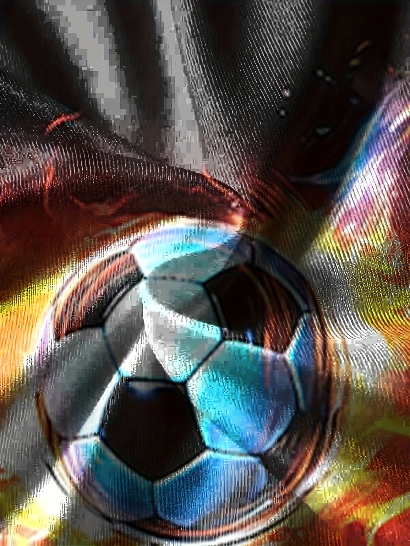 Football In Flame 3D Print Boy's T shirt Kids Casual Short Sleeve Summer Top
