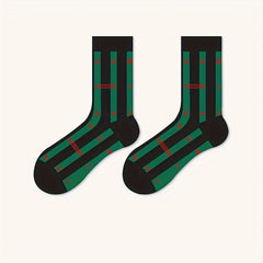 Christmas Cartoon Crew Socks - Year Socks