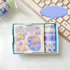 Hand Ledger Sticker Tape Stationery Children's DIY Set