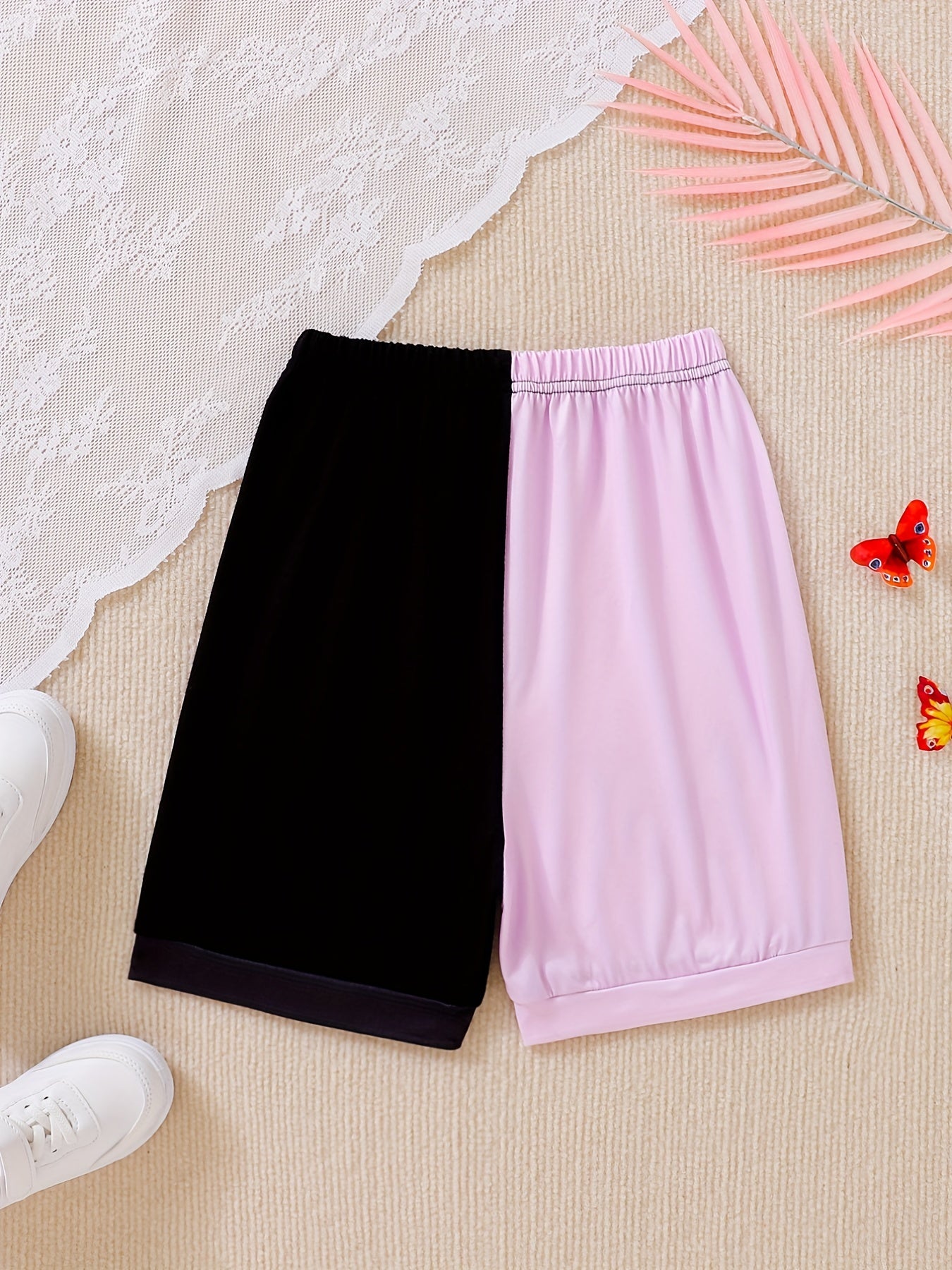 Soft Girls Butterfly Print Lounge Shorts